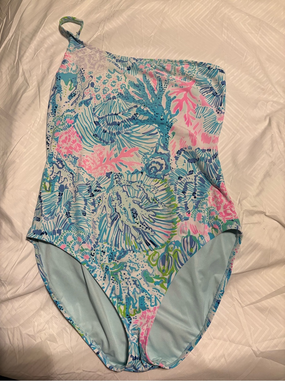Lilly Pulitzer One Shoulder Swimsuit